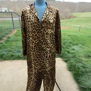 ANIMAL PRINT PJ SIZE  MED
